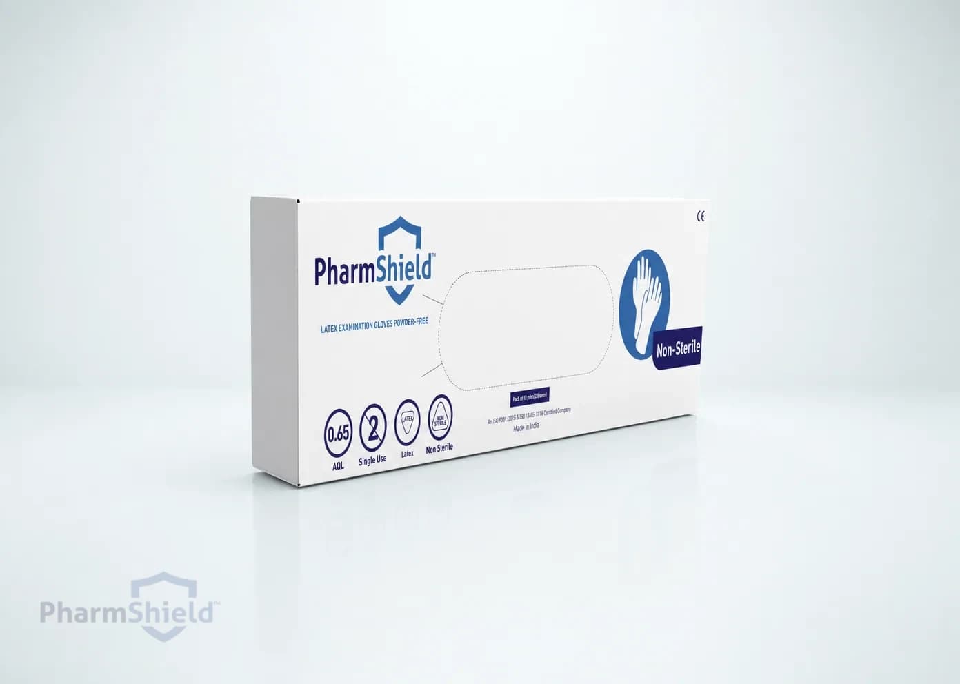 PharmShield Latex — Dispenser Packed (Non-Sterile)