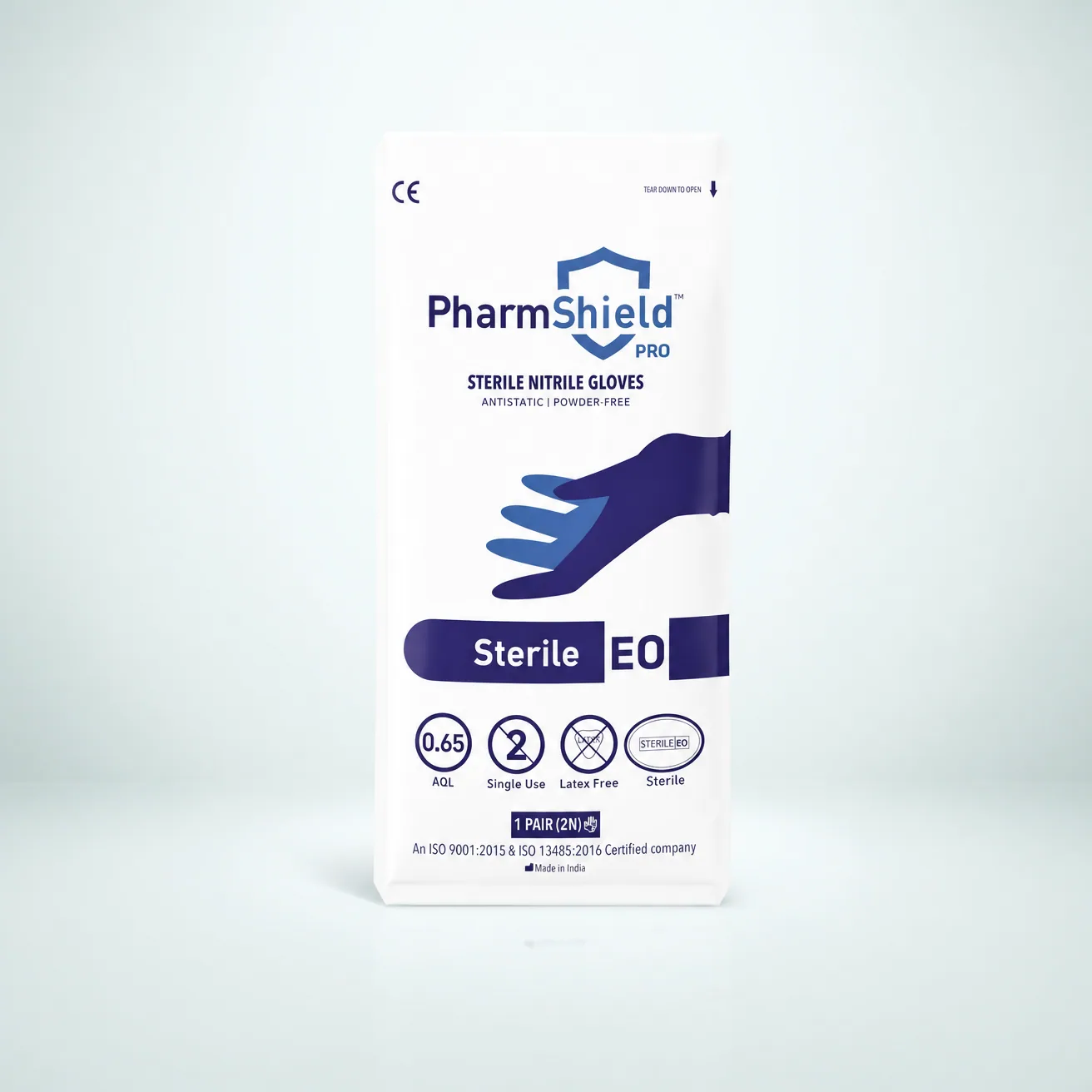 PharmShield Pro Nitrile — Anti-Static Sterile