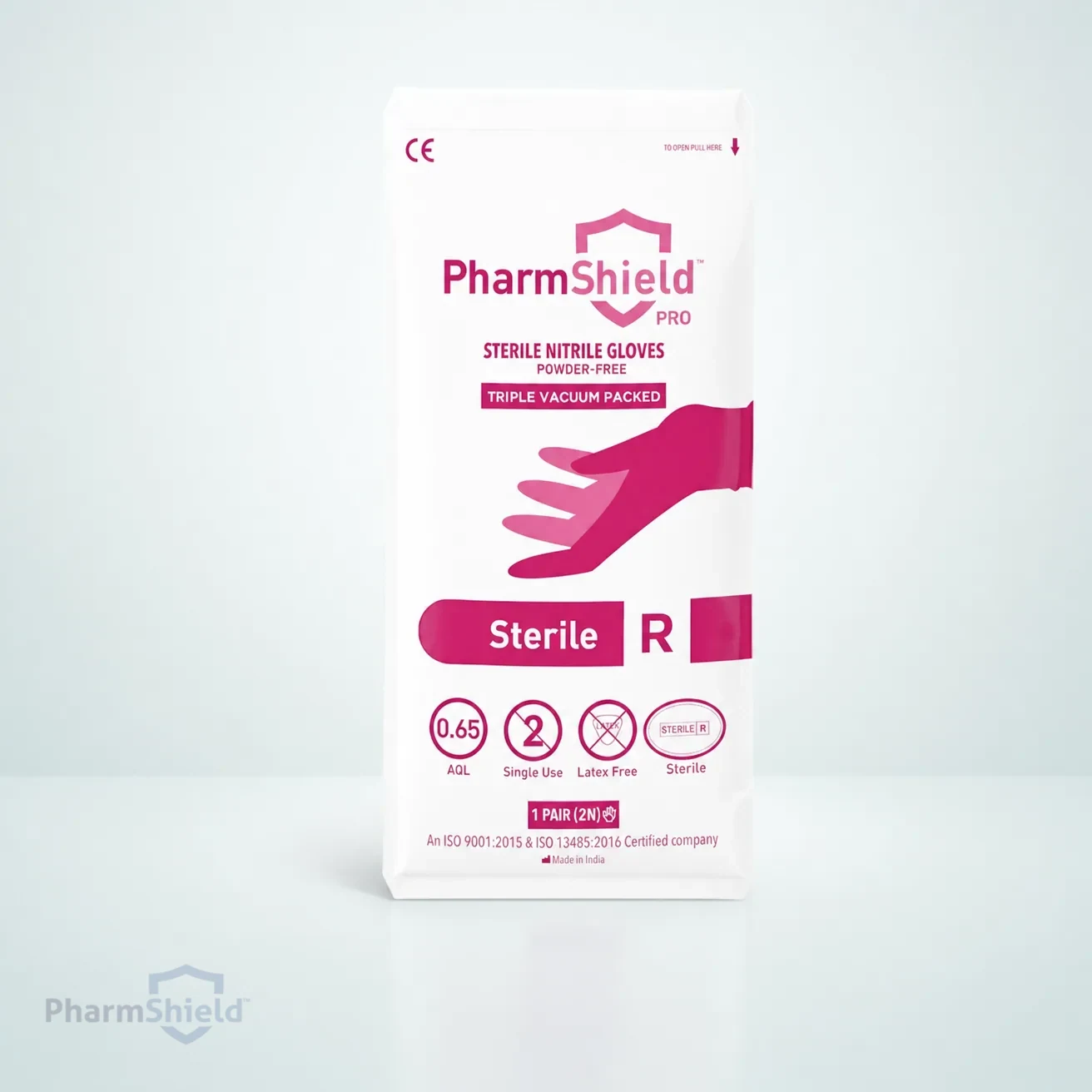 PharmShield Pro Nitrile — Triple Vacuum Packed Sterile